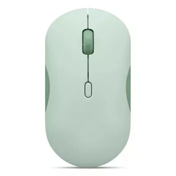 Lenovo 350 molempikätinen Bluetooth-optinen hiiri 2400 DPI, 6 painiketta, vihreä
