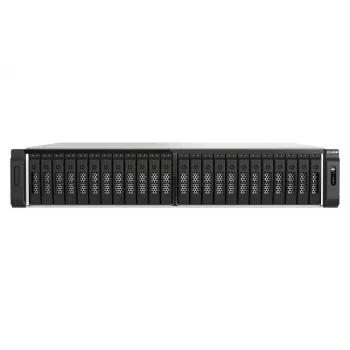 QNAP TS-H3077AFU-R7-64G NAS/tallennuspalvelin rack (2U) AMD Ryzen™ 5 64 GB DDR5 0 TB QuTS hero Black, metallinen