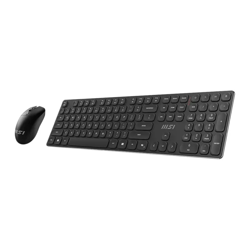 MSI FORGE K210 WIRELESS COMBO näppäimistö ja hiiri sisältäen Home/Office USB musta