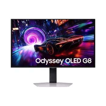 Tietokonemonitori Samsung S27FG814SU 27 tuuman 4K UHD OLED 2160×3840, 0,03 ms, 178° katselukulma, VESA, korkeussäädettävä, metallinen
