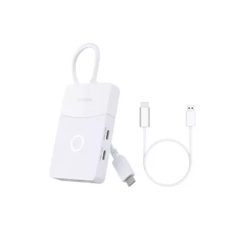 D-Link DUP-501 USB-keskitin USB 3.2 Gen 1 (3.1 Gen 1) Type-C 5000 Mbit/s valkoinen