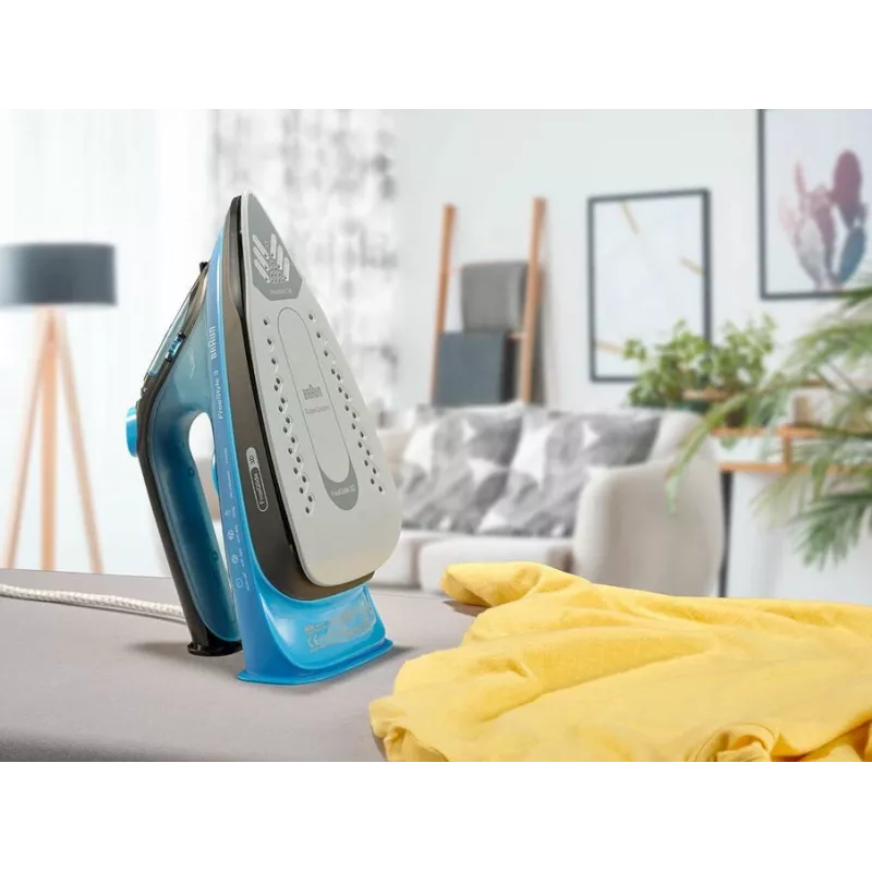 Braun FI3194BK höyrysilitysrauta keraaminen pohja 2400 W musta, sininen