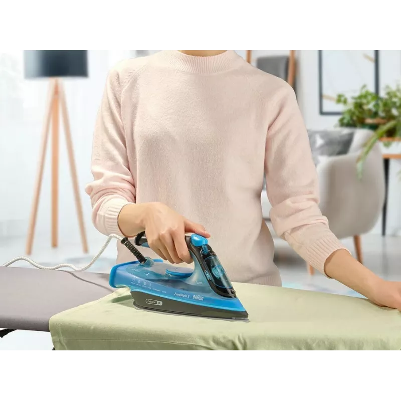 Braun FI3194BK höyrysilitysrauta keraaminen pohja 2400 W musta, sininen