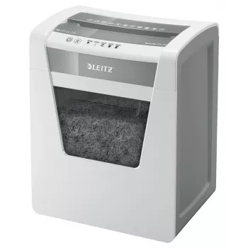 Leitz IQ Office asiakirjasilppuri Security P5, mikroleikkaus, 22,3 cm, 2 x 15 mm, 23 l, 250 arkkia, 55 dB