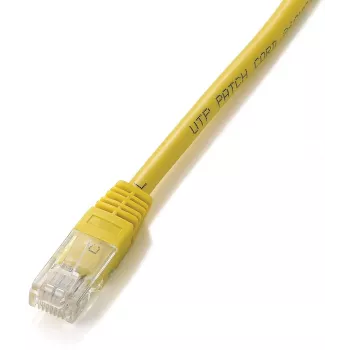 Equip Cat.5e U/UTP verkkokaapeli, 3,0 m, keltainen, 3 m, Cat5e, U/UTP (UTP), RJ-45, RJ-45, keltainen