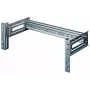Equip EZR-DIN-4 19 tuuman DIN-kiskomoduuli 2U, RAL 7035