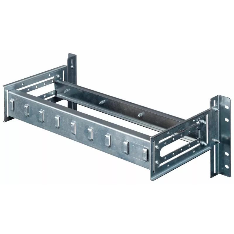 Equip EZR-DIN-4 19 tuuman DIN-kiskomoduuli 2U, RAL 7035