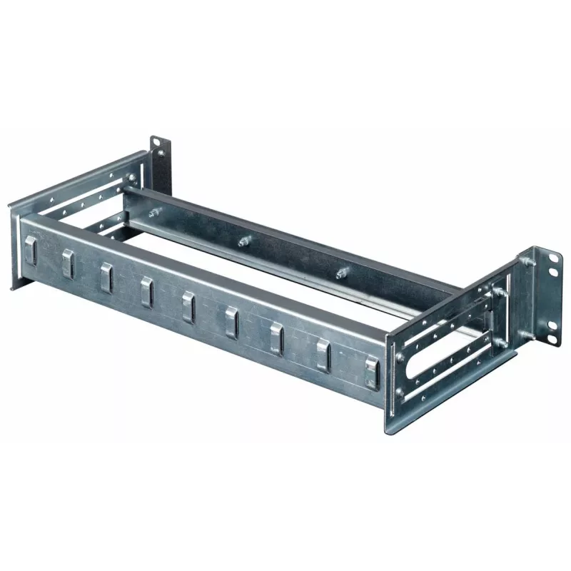 Equip EZR-DIN-4 19 tuuman DIN-kiskomoduuli 2U, RAL 7035