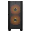 PC Midi Tower -kotelo Cougar Airface FLO ARGB, musta — tukee 2x 180 mm edessä, 1x 120 mm takana, 2,5
