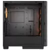 PC Midi Tower -kotelo Cougar Airface FLO ARGB, musta — tukee 2x 180 mm edessä, 1x 120 mm takana, 2,5
