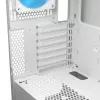 COUGAR PC Midi Tower -kotelo Airface FLO ARGB valkoinen — 2x180 mm edessä, 1x120 mm takana, tukee 2,5