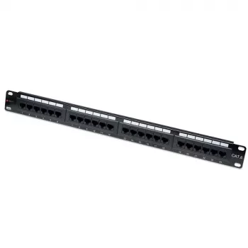Techly patch-paneeli UTP 24 porttia RJ45 Cat.6 I-PP 24-RU-C6T, IEEE 802.3, IEEE 802.3ab, IEEE 802.3u, 10/100/1000Base-T(X), Fast Ethernet, Gigabit Ethernet, 1000 Mbit/s, RJ-45, kulta