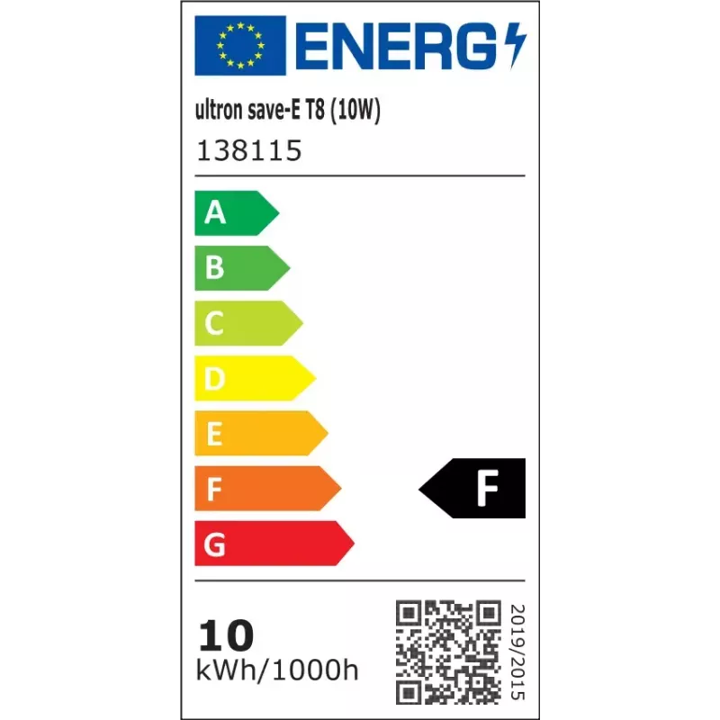 Energiansäästölamppu Ultron 138115 10W G13 4000K