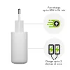 dbramante1928 re-charge Pro - EU seinälaturi 2x USB-C 20W - valkoinen