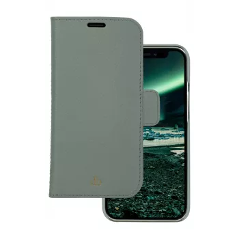 Lompakkokotelo dbramante1928 New York iPhone 13 Pro, vihreä, 3 korttipaikkaa, sopii 6,1 inch (15,5 cm)