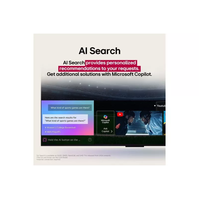 LG UHD AI 65UA75003LA TV 165,1 cm (65 inch) 4K Ultra HD Smart TV Wi-Fi musta
