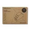 DIN-kiskovirtalähde QOLTEC 30W 24V 1,25A harmaa