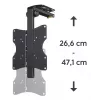 Hama 00220876 TV-seinäteline/jalusta 116,8 cm (46 inch) musta