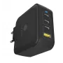 ICY BOX IB-PS1040-PD universaali musta AC-pikalaturi sisäkäyttöön