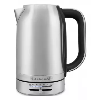 KitchenAid 5KEK1701ESX vedenkeitin 1,7 l 2400 W musta, ruostumaton teräs