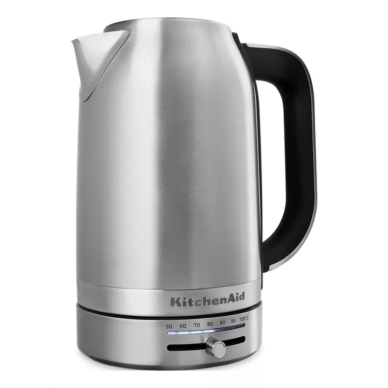 KitchenAid 5KEK1701ESX vedenkeitin 1,7 l 2400 W musta, ruostumaton teräs