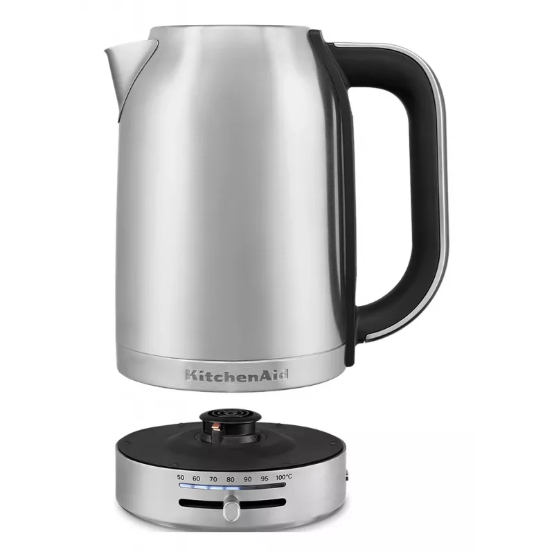 KitchenAid 5KEK1701ESX vedenkeitin 1,7 l 2400 W musta, ruostumaton teräs