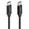 Hama Fabric USB-kaapeli USB 2.0 1,5 m USB C musta