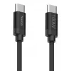 Hama Fabric USB-kaapeli USB 2.0 1,5 m USB C musta
