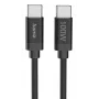 Hama Fabric USB-kaapeli USB 2.0 3 m USB C musta
