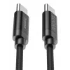 Hama Fabric USB-kaapeli USB 2.0 3 m USB C musta