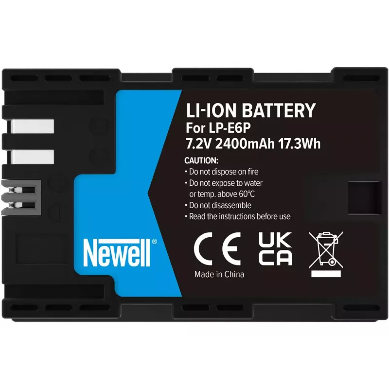 Akku Newell LP-E6P Canonille, 7,2V 2000mAh, ladattava kamera-akku