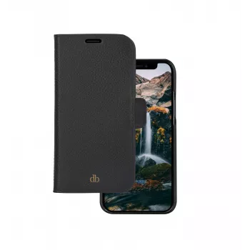 Foliosuojakotelo dbramante1928 New York iPhone 11/XR:lle – Night musta, 15,5 cm (6,1 inch), 3 korttipaikkaa