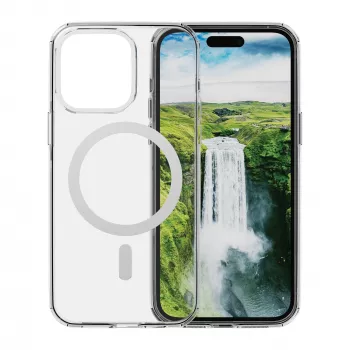 Suojakotelo dbramante1928 Iceland Ultra D3O MagSafe iPhone 15 ProM läpinäkyvä