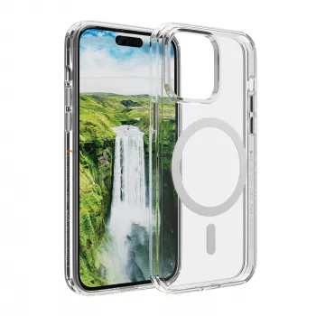 Suojakotelo dbramante1928 Iceland Ultra D3O MagSafe iPhone 15 ProM läpinäkyvä