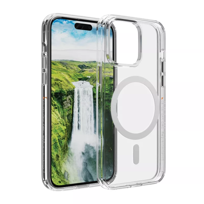 Suojakotelo dbramante1928 Iceland Ultra D3O MagSafe iPhone 15 ProM läpinäkyvä