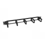 Equip 19 tuuman rack-asennuskaapelinhallintapaneeli, musta