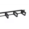 Equip 19 tuuman rack-asennuskaapelinhallintapaneeli, musta