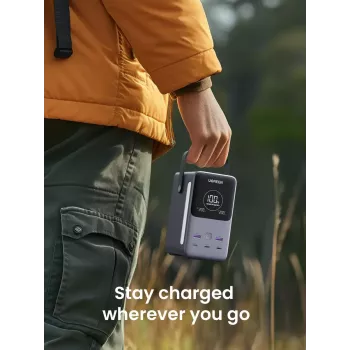 Ugreen Nexode varavirtalähde 48000 mAh litium harmaa