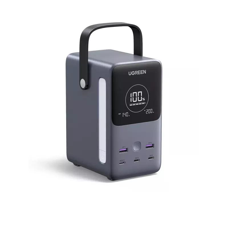Ugreen Nexode varavirtalähde 48000 mAh litium harmaa