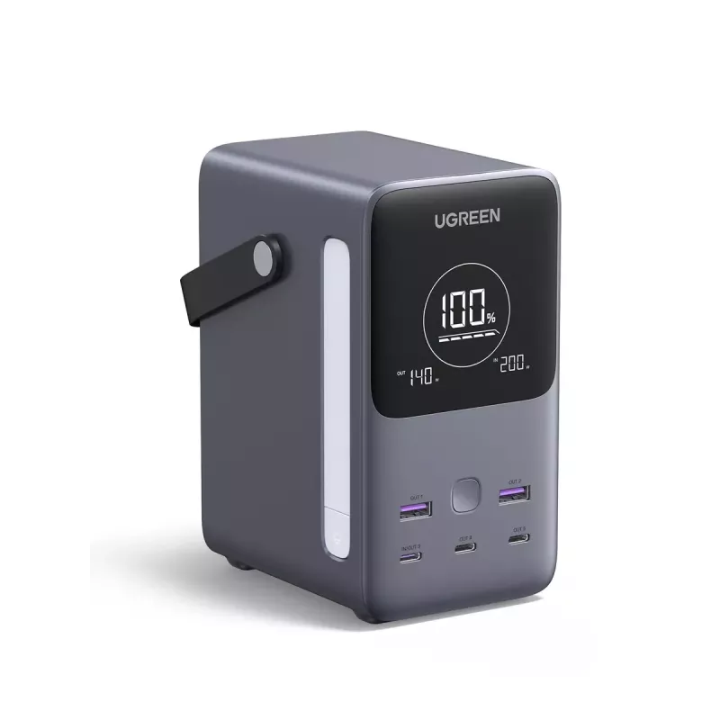 Ugreen Nexode varavirtalähde 48000 mAh litium harmaa
