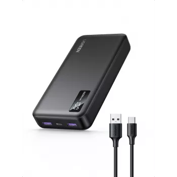 Ugreen 25683 varavirtalähde 20000 mAh musta
