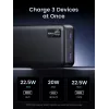 Ugreen 25683 varavirtalähde 20000 mAh musta