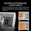 Mini Tower PC-kotelo Cougar FV150 ARGB valkoinen — Micro-ATX / Mini-ITX, sivulasiseinä, 2x120mm + 1x120mm tuulettimet, 2,5 tuuman & 3,5 tuuman paikat