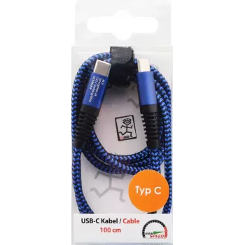 USB-kaapeli 2GO 797194 USB 3.2 Gen 1 1 m USB C sininen