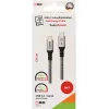 USB-kaapeli 2GO 797512 USB 3.2 Gen 2 1,2 m USB C musta hopea