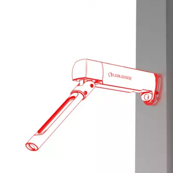 Ledlenser W7R Work, musta, LED