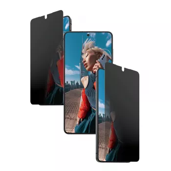 Näytönsuojakalvo PanzerGlass 2-suuntainen tietosuoja Samsung New Galaxy S 2026 Plus — ultraleveä PET-kalvo FASTFIT-toiminnolla