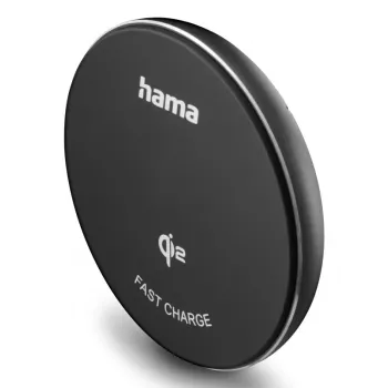 Hama 00201735 matkalaturi älypuhelin musta USB langaton lataus pikalataus sisäkäyttöön