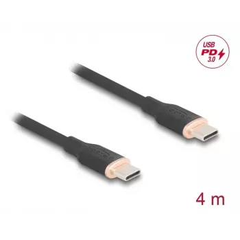 DeLOCK USB-kaapeli USB 2.0 4m USB-C musta 81240