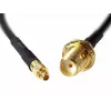 Koaksiaalikaapeli DeLOCK 88580 0,2 m SMA MMCX musta